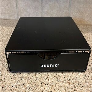 Keurig Black Coffee Pod Drawer